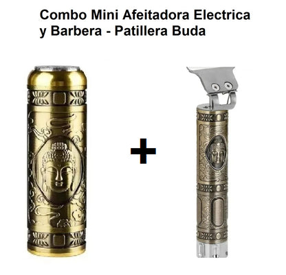 Combo Mini Afeitadora y Barbera Patillera