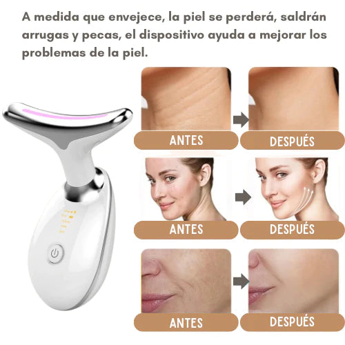 🌸 NUEVO MASAJEADOR LED SMART ANTIARRUGAS Y ELIMINADOR DE PAPADA 🌸