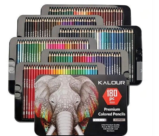 colores Premium 180 colores caja metalic