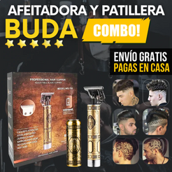 Combo Mini Afeitadora y Barbera Patillera