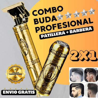 Combo Mini Afeitadora y Barbera Patillera